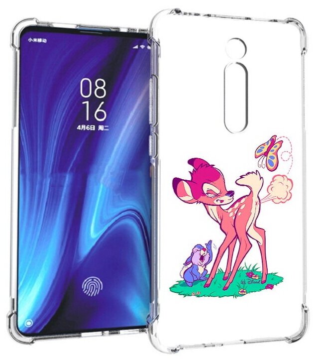 Чехол задняя-панель-накладка-бампер MyPads смешной олененок для Xiaomi Mi 9T Pro/Redmi K20 Pro противоударный