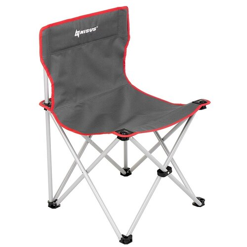 фото Стул складной серый/красный без чехла (n-96801-gr-1) nisus (пр-во гк тонар)