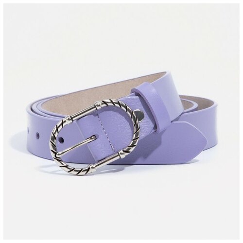 фото Ремень жен 05-01-02-01, 3*0,3*110 см, винт, пряжка металл, лаванда noname