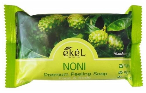 [EKEL] Мыло-скраб для лица и тела нони Premium Peeling Soap Noni , 150 г