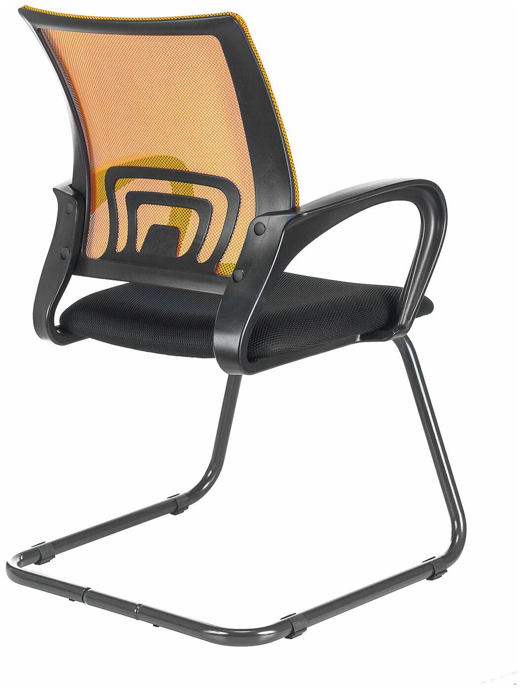 Кресло офисное Brabix "Fly CF-100", оранжевое/черное, 532088