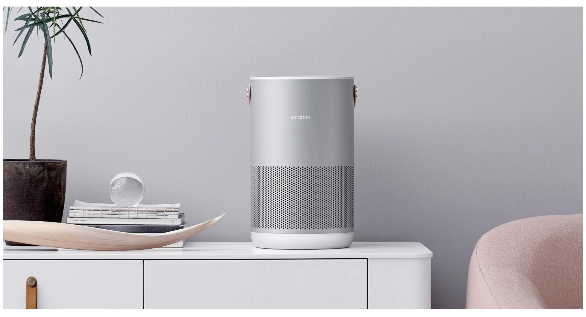 Воздухоочиститель Xiaomi Smartmi Air Purifier P1, серебристый [zmkqjhqp12] - фото №7