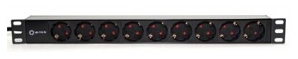 Блок розеток 5BITES PDU919P-02 9S, 1U, 19", 2M