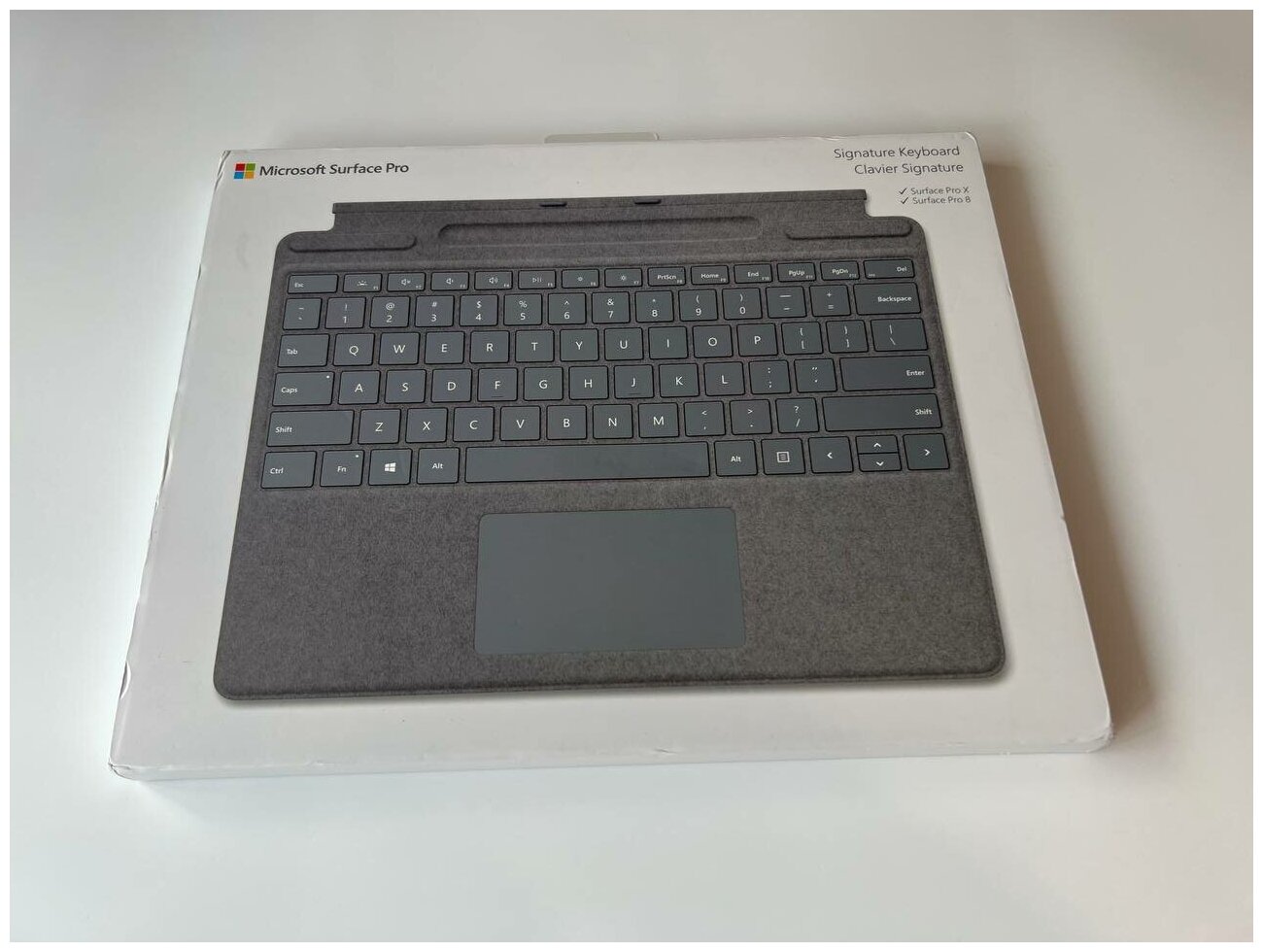 Клавиатура Microsoft Surface Pro 8/Pro X Signature Keyboard Ice Blue ( 8XA-00041) Англо Русская раскладка