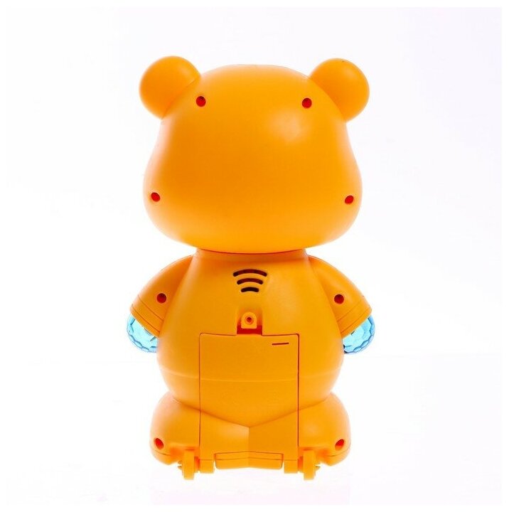 Музыкальная игрушка «Музыкальный мишка», звук, цвет оранжевый