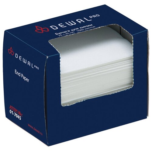 Бумага для химии 70х45 мм (1000 шт) DEWAL MR-01-7045