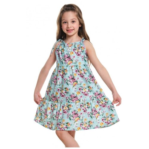фото Платье mini maxi, модель 7495, цвет бирюзовый, размер 104