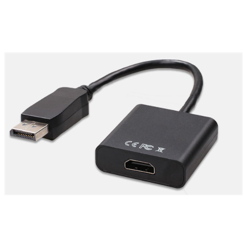 Адаптер переходник DisplayPort to HDMI Adapter (Черный) адаптер переходник hdmi to vga adapter черный