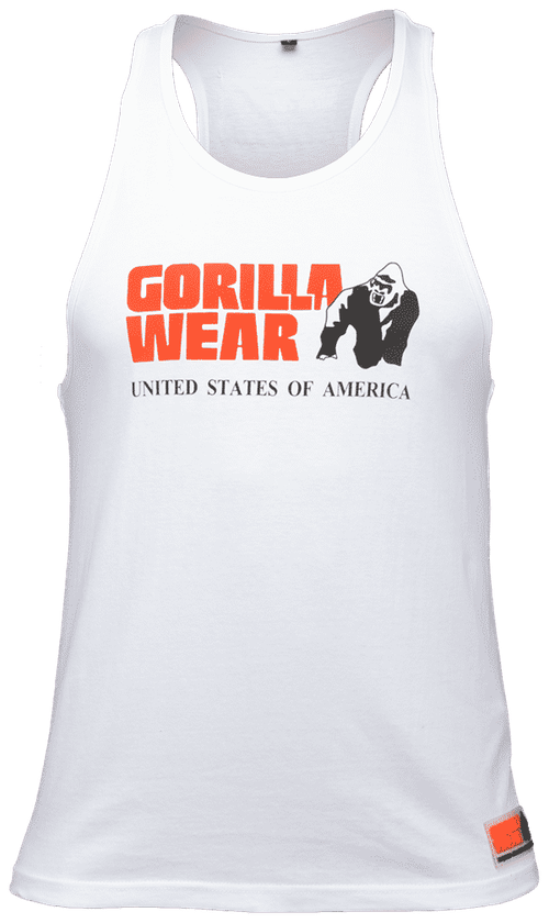 Майка Gorilla Wear, силуэт прямой, размер L, белый