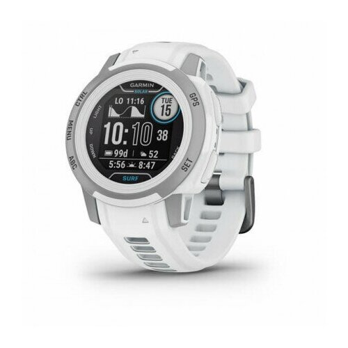 Спортивные часы Garmin Instinct 2s Solar Surf белый с серебристым безелем Белый 4499000₽