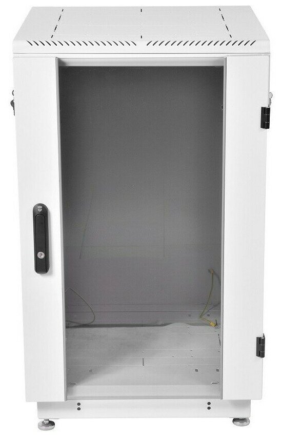 шкаф телекоммуникационный ЦМО, напольный, 19", 27U, 600x1000мм, дверь стекло - фото №2