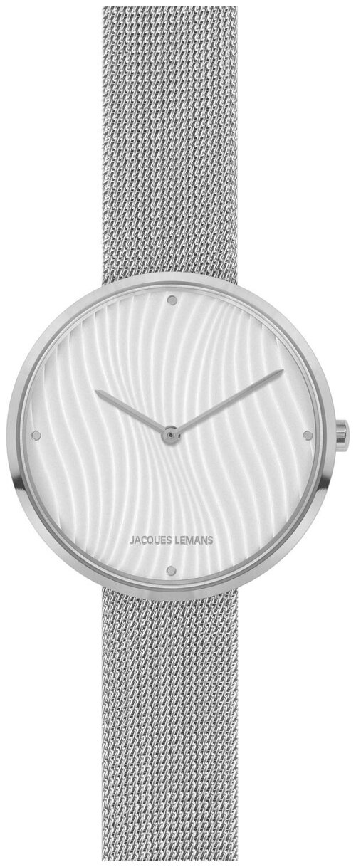 Наручные часы JACQUES LEMANS Design collection, серебряный, белый