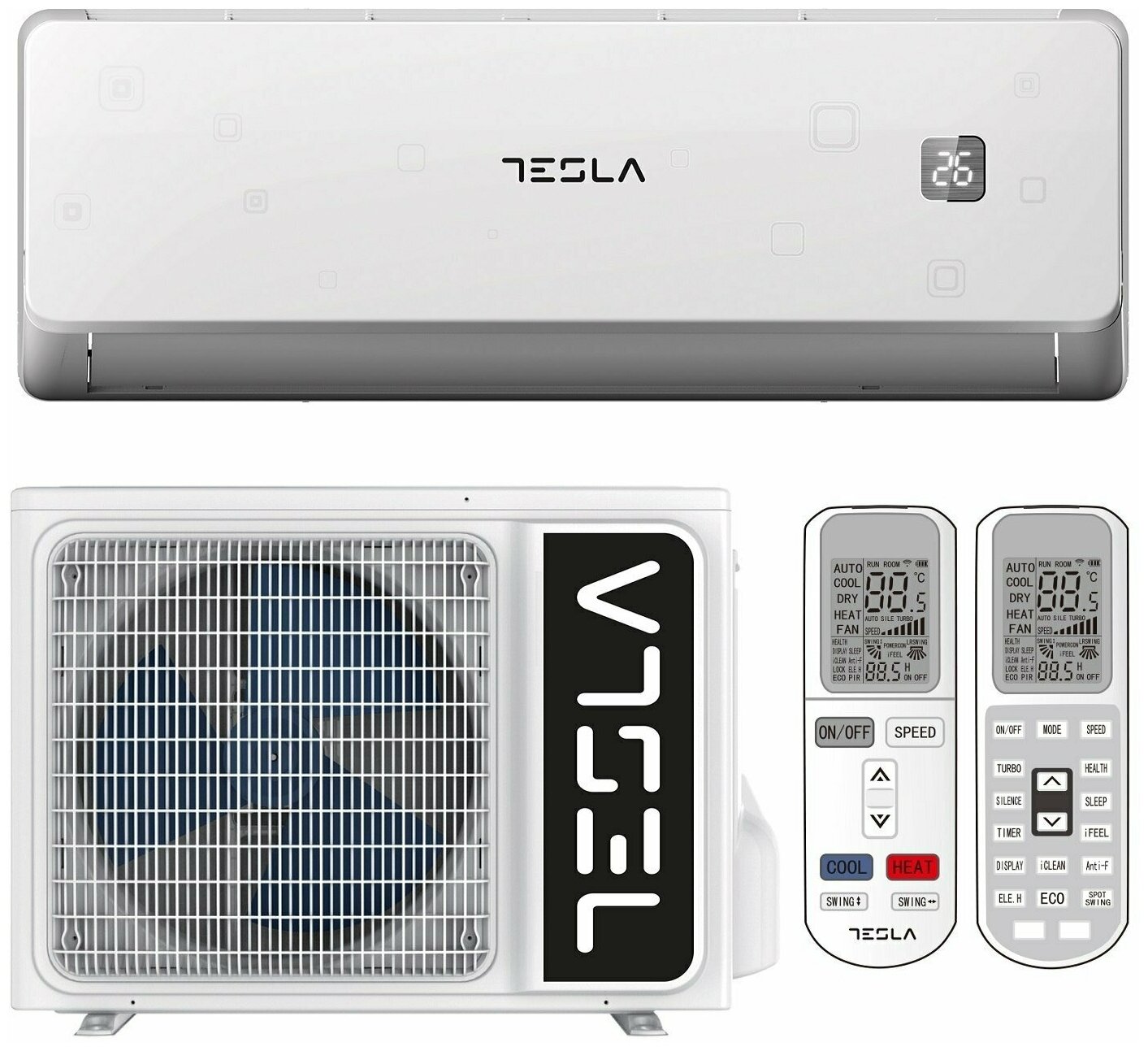Настенная сплит-система Inverter Tesla TA27FFUL-0932IA, R32, 9000BTU, A++/A+ - фотография № 1