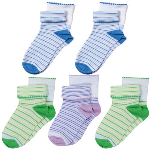 Комплект из 5 пар детских носков LORENZLine микс 7, размер 12-14