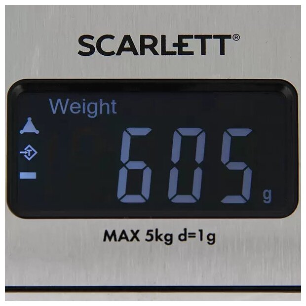 Весы кухонные SCARLETT SC-KSD57P99, электронные, 5кг - фотография № 5