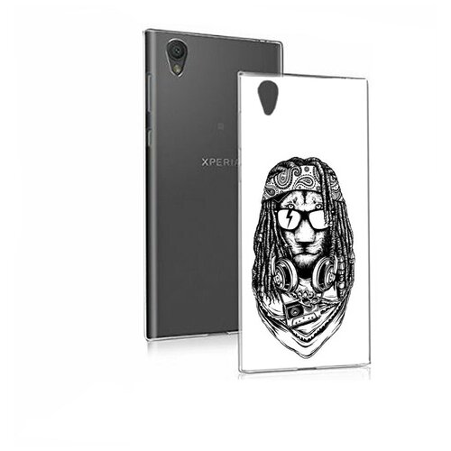 Чехол задняя-панель-накладка-бампер MyPads дреды льва для Sony Xperia E5 противоударный