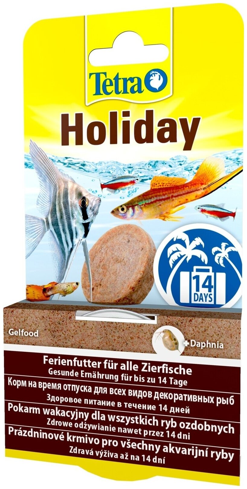 Tetra Holiday корм для рыб на срок до 14 дней твердый гель 30 г