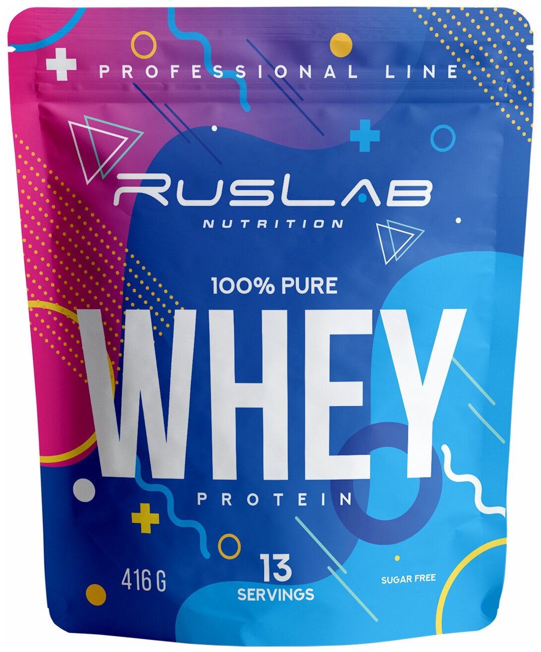 Протеин сывороточный WHEY 100% Pure, белковый коктейль (416 гр), вкус шоколад