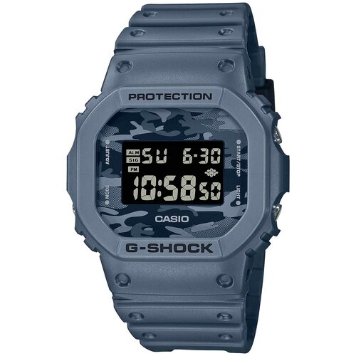 Наручные часы CASIO G-Shock DW-5600CA-2, синий наручные часы casio g shock dw 5600ca 2er серый синий