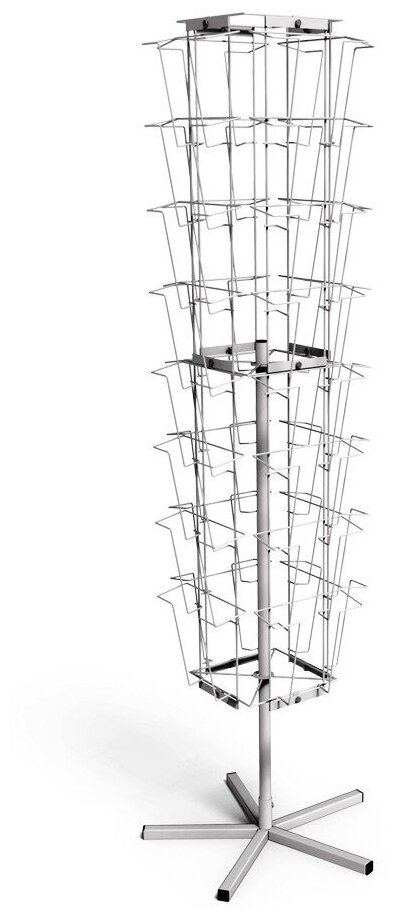 Стойка для печатной продукции Торгстойка 32 кармана А4, поворотная