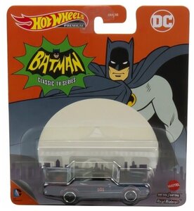 Машинка Hot Wheels PREMIUM Тематическая премиальная DC BATMAN "TV Series BATMOBILE" / DMC55-HCP10