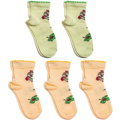 Комплект из 5 пар детских носков LORENZLine микс 5, размер 10-12