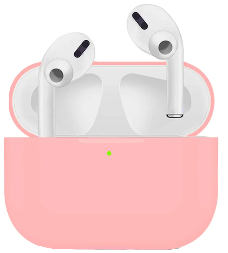 Чехол силиконовый для Airpods Pro/Pro 2, розовый (Pink)