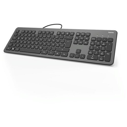 Клавиатура HAMA KC-700 серебристый 197700₽