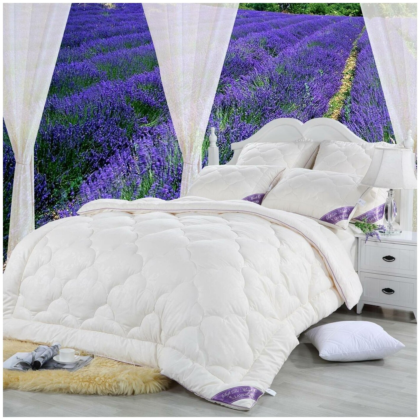 Одеяло Lavender, размер 195х215 см Sofi De Marko 7300892 .