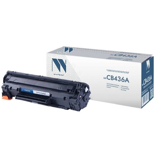 Картридж NV Print CB436A для HP, 2000 стр, черный расходный материал для печати nv print nv cb436a set3