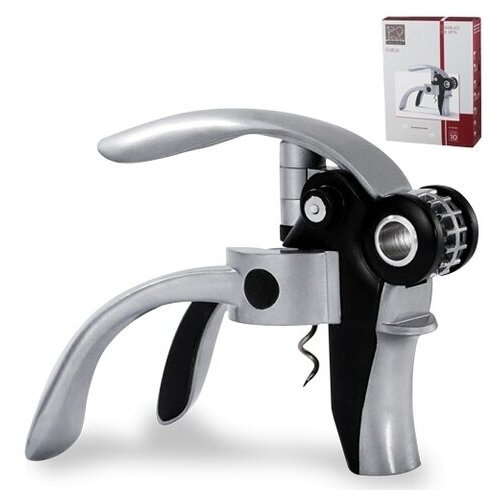 Штопор для вина механический, черный, 200176, PEUGEOT VIN