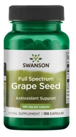 Swanson Full Spectrum Grape Seed 380 mg, 100 капс.