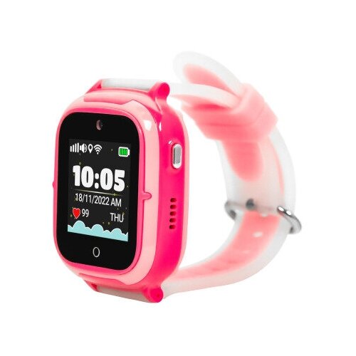Умные часы для детей Умные часы Wonlex Kt 08 водонепроницаемые приложение Где мои дети в подарок розовый 525500₽