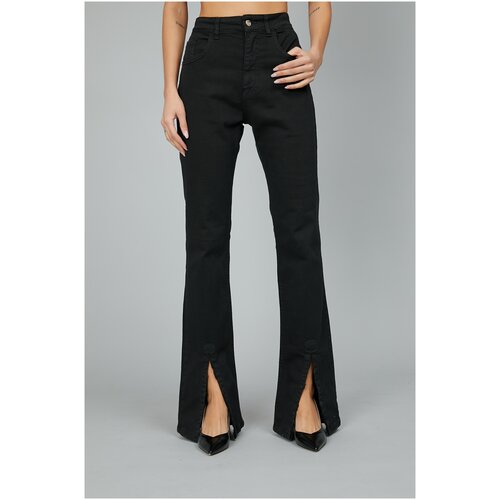 фото Брюки женские, j.b4, артикул: 4wg1202, цвет: черный, размер: l