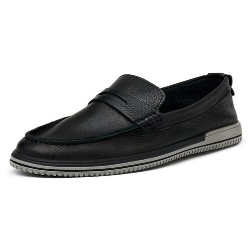 фото Мокасины alessio nesca мужские 1646 размер 43, цвет: черный