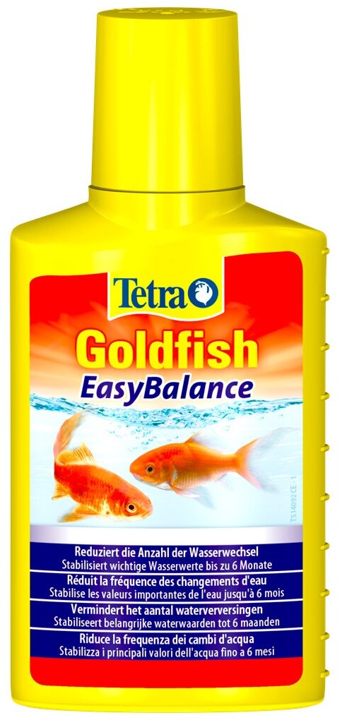 Tetra Easy Balance Goldfish кондиционер для поддержания параметров воды для золотых рыб, 100 мл