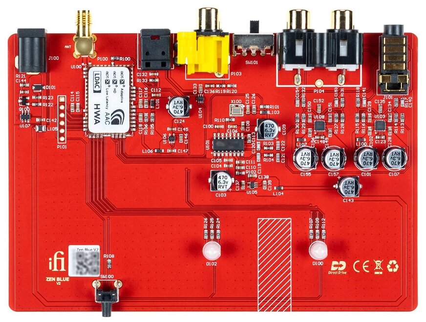 Портативный беспроводной ЦАП iFi Audio ZEN Blue V2