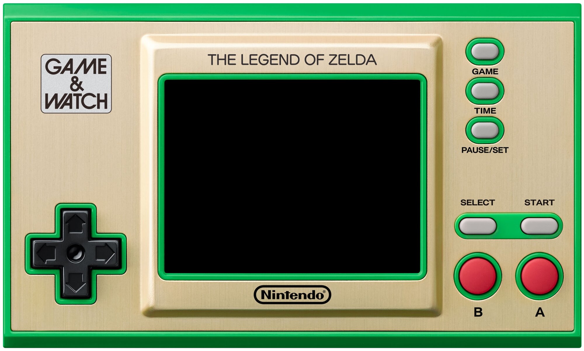 Игровая приставка Nintendo Game & Watch, The Legend of Zelda, бежевый/зеленый