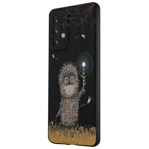 Силиконовый чехол Mcover для Samsung Galaxy A73 Союзмультфильм Ежик в тумане и фонарик противоударный чехол с защитой камеры mcover для samsung galaxy s22 союзмультфильм ежик в тумане и фонарик