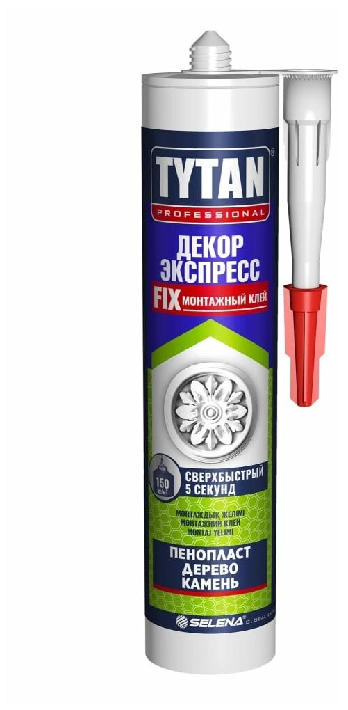 Клей монтажный Tytan Professional Декор Экспресс белый (310мл)