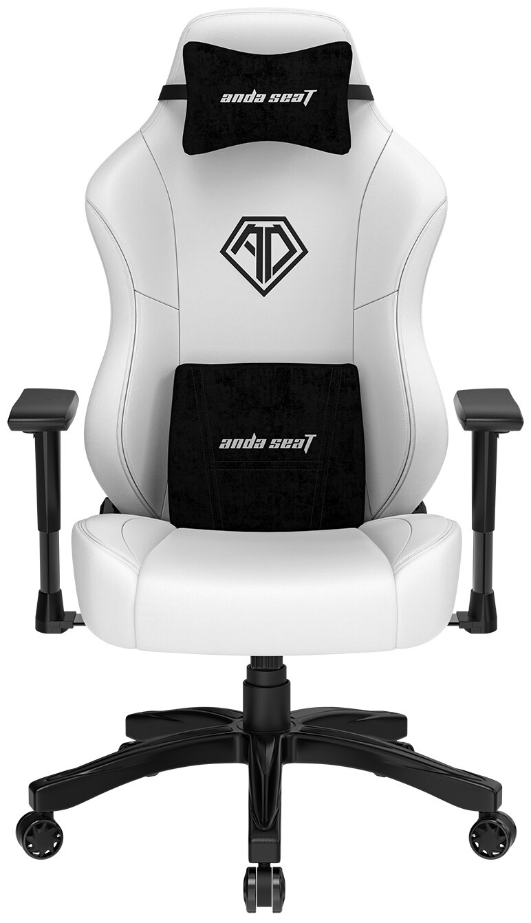 Компьютерное кресло Anda Seat Phantom 3 L игровое, обивка: искусственная кожа, былое (cloudy white)
