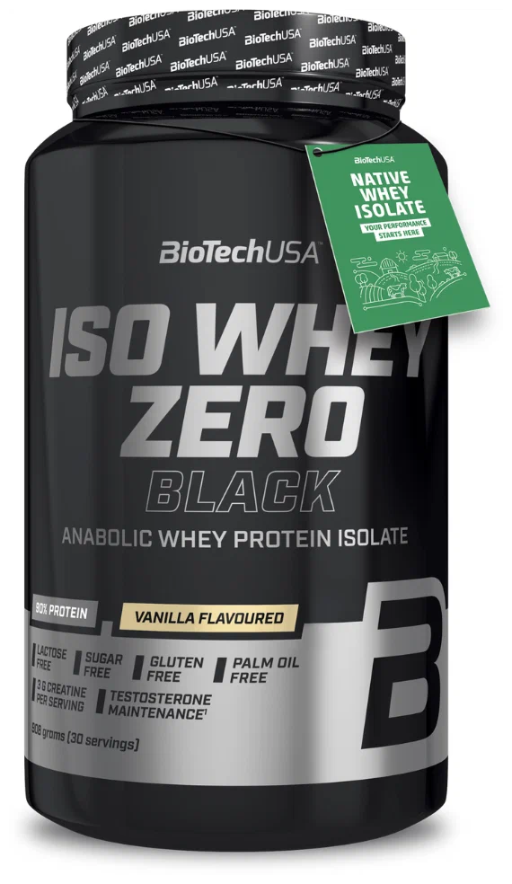 Iso Whey Zero Black BioTech (908 гр) - Ваниль