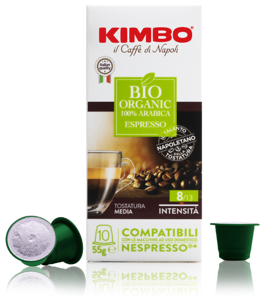 Капсулы KIMBO Bio 10шт (система Nespresso) - фотография № 1