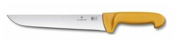 Нож Victorinox кухонный Swibo (5.8431.24) стальной разделочный для мяса лезв.24мм прямая заточка желтый
