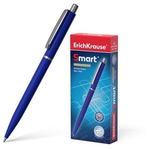 Ручка шариковая автоматическая Smart, узел 0.7 мм, чернила синие, длина линии письма 1000 метров
