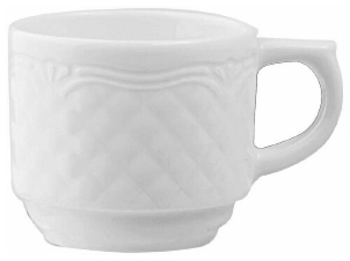 Чашка кофейная «Атлантис»; фарфор;100мл; D=70, H=50, L=95, B=70мм; белый COM- 3130395