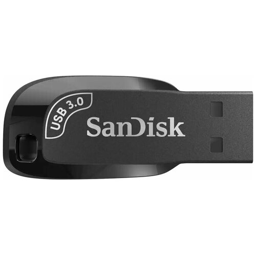 Флеш Диск Sandisk 64Gb Shift Ultra SDCZ410-064G-G46 USB3.0 черный память usb3 0 flash drive 64gb sandisk ultra flair 150mb s [sdcz73 064g g46]