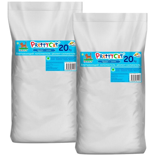 PRETTY CAT AROMA FRUIT наполнитель впитывающий для туалета кошек с део-кристаллами (20 + 20 кг)
