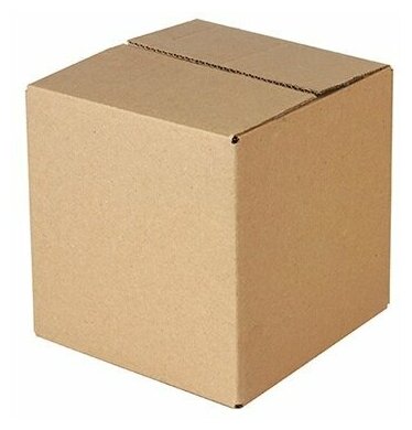Картонная коробка для переезда и хранения вещей складной гофрокороб для маркетплейсов 11х11х10 см 10 шт. + подарок