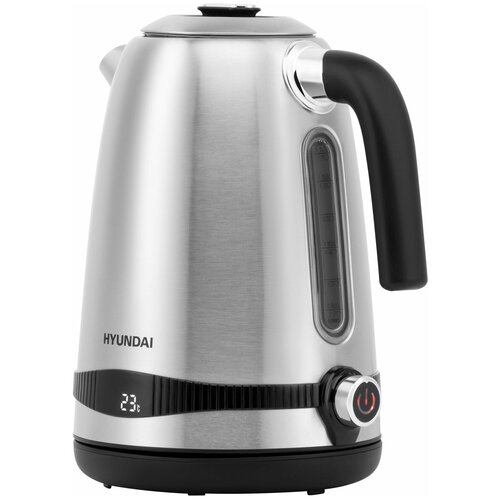 Чайник электрический Hyundai HYK-S4801 серебристыйчерный металл 229000₽